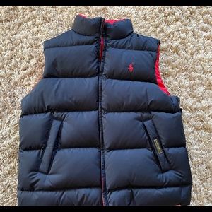 Ralph Lauren reversible down vest, boy, size 14-16